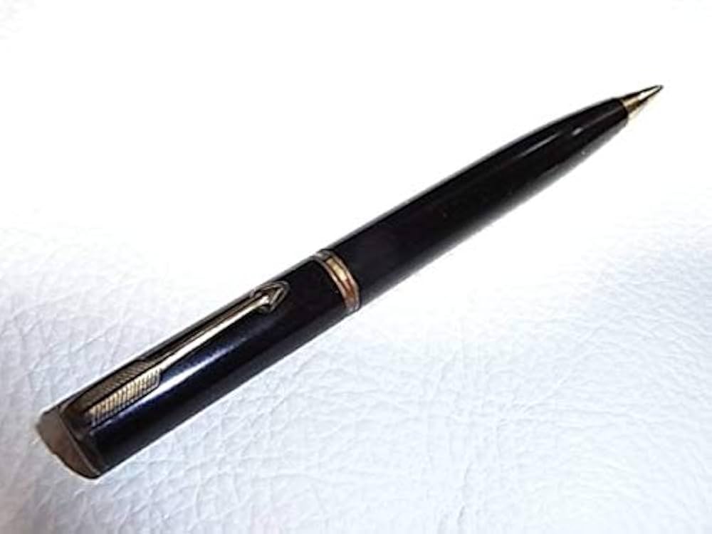 希少美品 1940年代（昭和初期◆白木屋 ペンシル/シャーペン 黒 芯0.9mm 希少美品 1940年代（昭和初期◇白木屋 ペンシル/シャーペン 黒